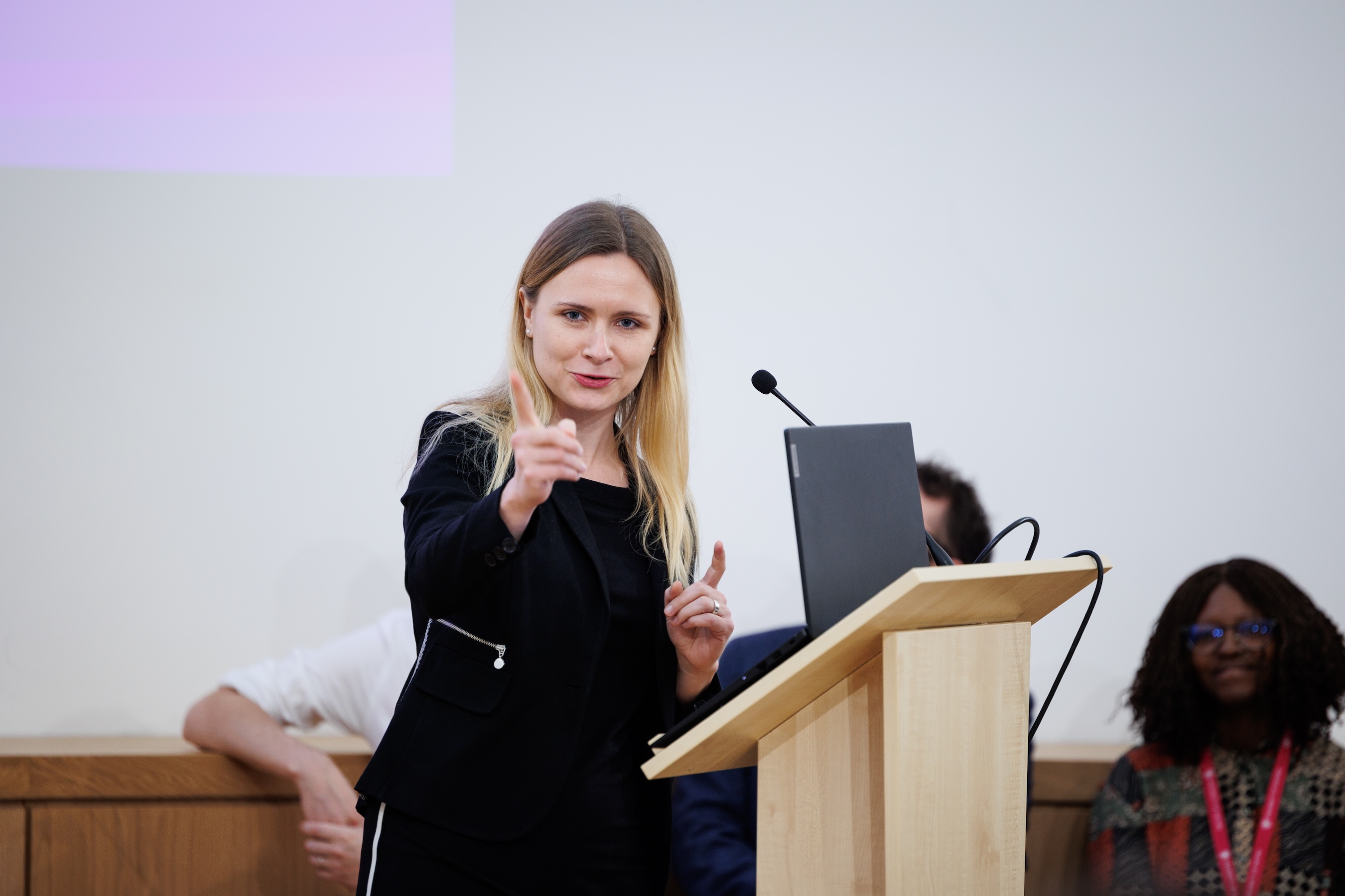 Arina Tamborshka demonstrating OpenCodeCounts